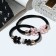 Hair gum "Baronet" (set 2 pcs) Crystal, mix