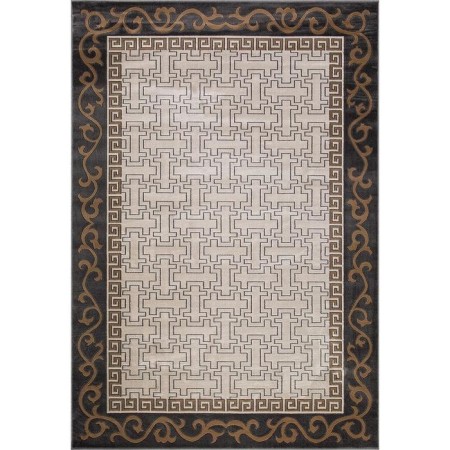 Rectangular carpet Merinos Serenity, size 240x400 cm, Cream-Gray color