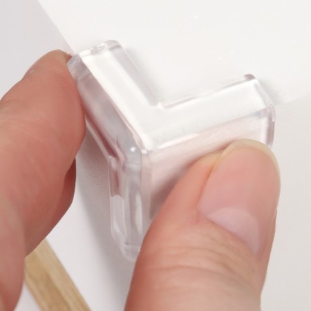 Set protective pads on corners, 10 pcs., Silicon-6