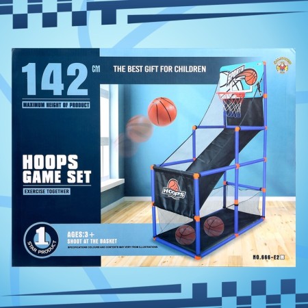 The basketball ring "King of Sports", a frame-frame, a full set, 2 goals, 142 cm-11