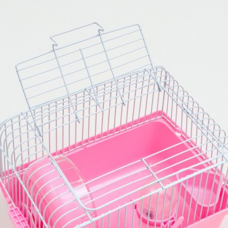 The cage for rodents "Pigzon", 23 x 17 x 17 cm, pink-3