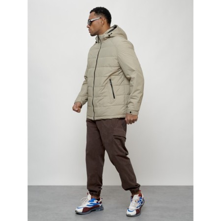 Male spring jacket, size 50, beige color-1