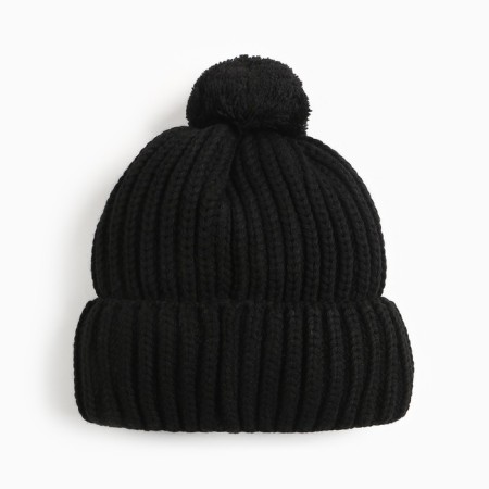 Female Winter hat, black color, size 56-60-2