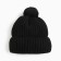 Female Winter hat, black color, size 56-60