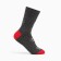 Set of male socks (2 pairs), black/gray color, size 42-43