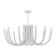 Ceiling Ceiling ST LUCE. SL1173.502.13. PAFE. 13x5+60 watts, G4/E27, 82x82x64 cm, white color