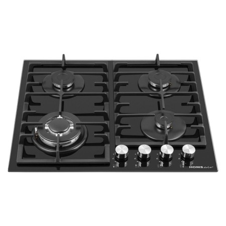 Honing panel Homsair HGG646BK, gas, 4 burners, black-7
