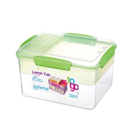 Sistema to-go container, two-level, with separators, 2.3 l, color mix-3