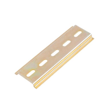 Din-rack tundra krep, l = 100, galvanized, yellow color, in packaging 1 pc.