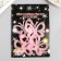 Plastic sticker phosphorus "butterflies" set 5pcs mix 17x12 cm
