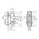 Smeal castle with handles "Ptimash" Zv4-3.08 (ZV4-1.55) screed, m/o 55, white