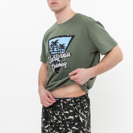 Male shorts, white/green camouflage, rr 52-2