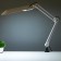 Desktop lamp UTLED-017C on a clamp, G23 8W LED white