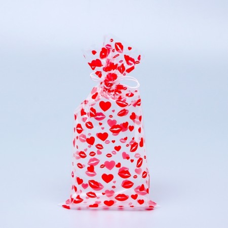 Package packing bopp, "kisses" 15*30 cm-2