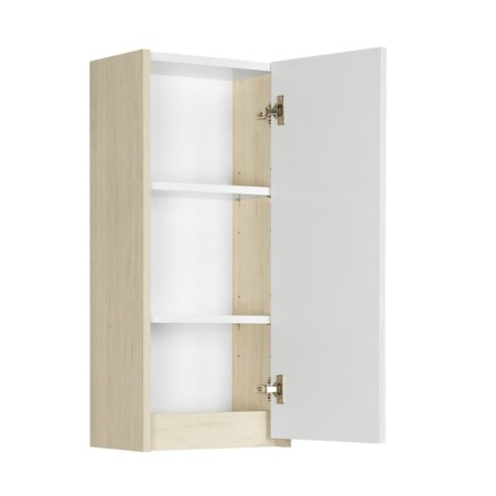 Half -down cabinet Aquaton Scandil, white color, oak Verona-1