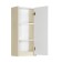 Half -down cabinet Aquaton Scandil, white color, oak Verona