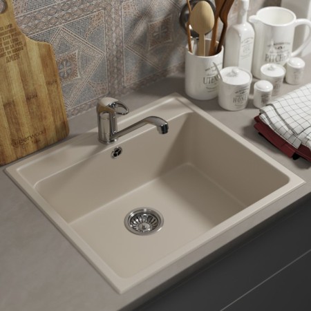 Kitchen is a kitchen of a stone uperwood upd-104, 530x480 mm, rectangular, the color of the lines