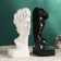 Holder-stand for the books "Bust of David" set 2pcs, 25cm, black and white