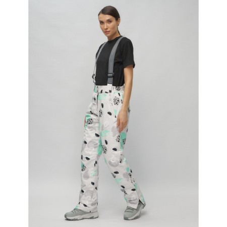 Ski suit female, size 44, gray color-11