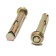 Anchor bolt of scrap, with a nut, galvanized, 10x75 mm, 100 pcs
