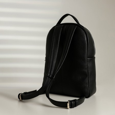 Women's backpack city, Textura, black color-6
