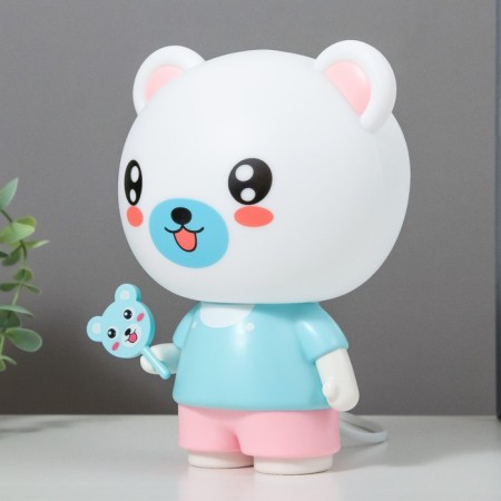 Highway lamp "Bear" E14 3W Blue 19x13x14 cm Risalux-4