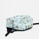 Youth backpack made of textiles, external pocket, turquoise color