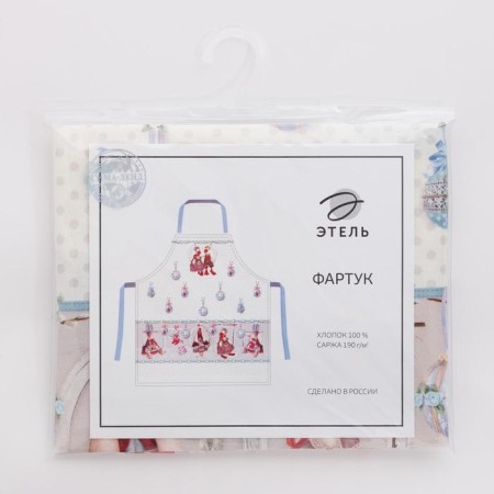 Apron Ethel "Easter tildes" 60x70 cm, 100% cotton, sarzha 190 g/m2-6