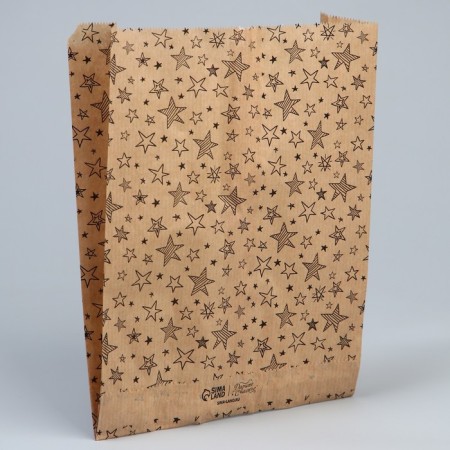 Package package, packaging, crafting, “stars” 20 x 24 x 6 cm without a window-1