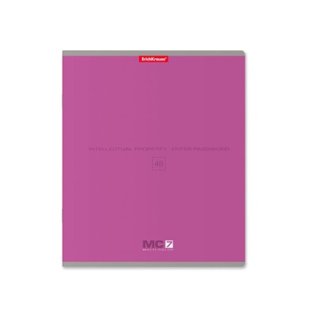 Notebook of 48 sheets in the Erichkrause MC-7 line, cover coated cardboard, offset block, mix-8