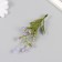 Artificial plant for creativity "Flowers with sharp leaves" set of 6 pcs Lilac 11.5 cm 1024849