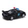 The “Police” robot, transforms, light and sound effects, works from batteries