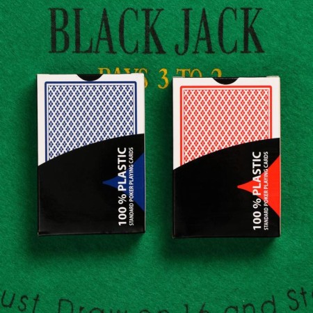 Plastic playing cards, 55 pcs, 34 md, 6.5 x 9 x 2 cm, mix-2