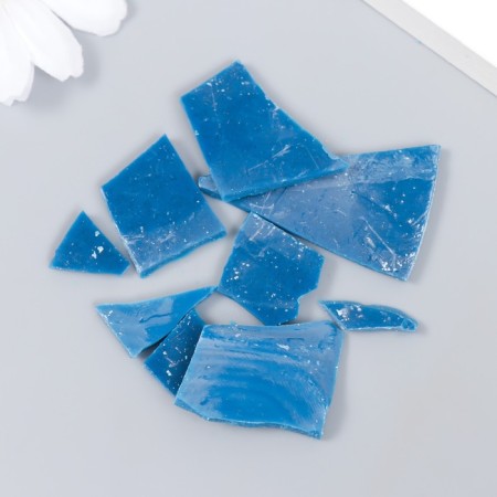 Stearin for candles with the dye "water-blue" 5 g