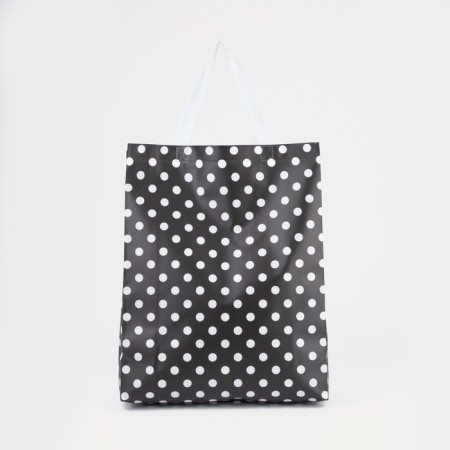 Household bag without fastening, black color-1