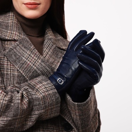 Gloves are female, dimensionless, without insulation, blue color-3