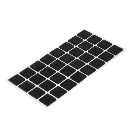 Laying furniture tundra, 19 x 19 mm, square, black, 32 pcs.