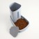 Auto feeder with a beveled bowl, non -slip legs 3 l, gray
