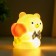 Nightmare "Bear" LED from batteries white-pink 8.3x9 cm Risalux