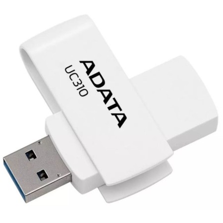 A-DATA 64GB UC310 UC310-64G-RWH USB3.2 white flash drive-1