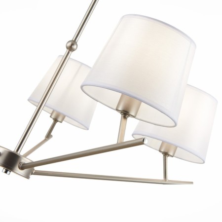 Ceiling EVOLUCE lamp. Sle300102-05. Denice. 5x40 watts, E14, 66x66x49 cm, Nickel color-8