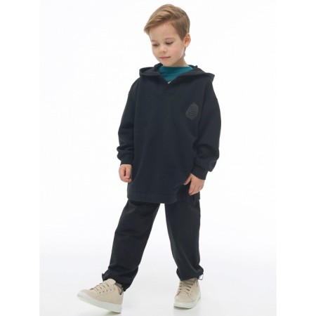 Sweatshirt for boys, height 98 cm, black color-3