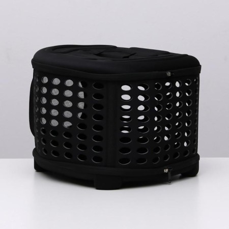 The folding bag is large, the EVA material, 42.5 x 37.5 x 29.5 cm, black-2