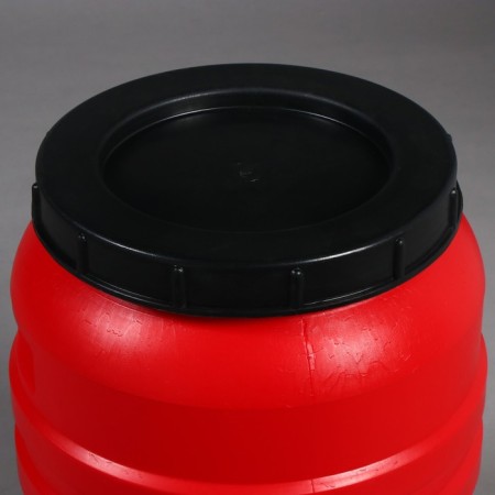 Food barrel, 50 l, neck 27 cm, with a lid, color mix-3