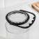 Handle for glass jars, d = 82 mm, black color