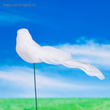 Plug "bird pigeon" 3x5cm/15cm, set 12pcs-2
