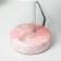 Aelita table lamp 1x40W E14 pink 18x18x31cm Risalux