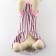 Dress for dogs Culinary, s (DS 27, Osh 32-36, OG 38-42), pink with gray stripes