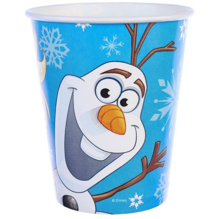 A glass of paper "Happy Birthday!", 250 ml, cold heart-2
