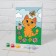 Picture on numbers for children "Kitten with a butterfly", 21 x 15 cm